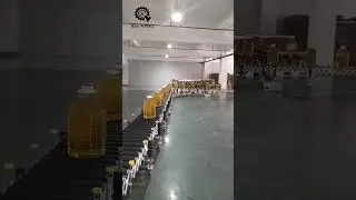 Roller Conveyors Make Edible Oil Movement Easier Than Ever#conveyor #roller #warehouse #logistics