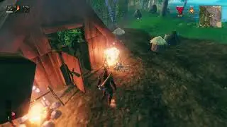 MY BED IS TOO EXPOSED AND SO IS MY BODY!!! with @ZoZoOats - VALHEIM  - DAY 10