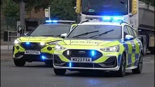 Greater Manchester Police (GMP), Ford Focus ST & Cupra Formantor, responding on Driver Training run