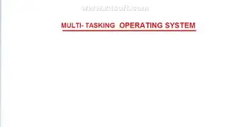 #5 Multitasking OS(characteristics, advantage)responsetime, waiting time(BCA,MCA,BSC(IT),UGC NET