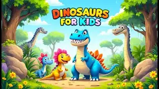 Learn About Dinosaurs with Bunny 🦖🌍 Fun & Educational Video for Kids |#giggleandlearn #toddlers