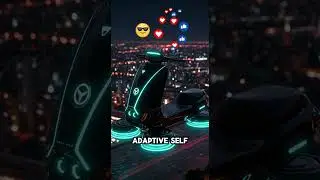 Futuristic Electric Scooter 2100 &ndash; Levitation & AI Navigation #Scooter #SciFiDesign #SmartMobility