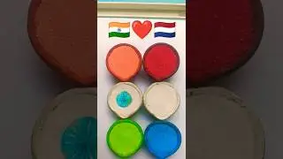 Indian Flag ❤ Netherlands Flag || Independence Day Drawing || Republic Day Drawing #short #art