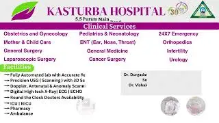 Clinical facilities @ Kasturba Hospital