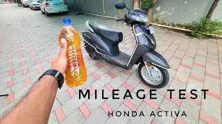 All New Honda Activa 110 cc 6G Mileage Test 2024 ✅️ | In Half Liter ?