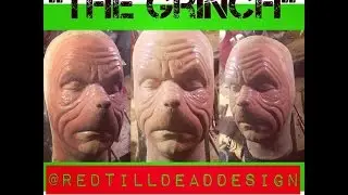 Timelapse Grinch Prosthetic Mold