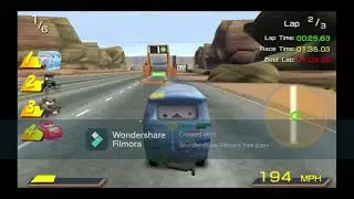 Cars: The Video Game PSP Grand Prix Mode: Cup 2 as Fillmore