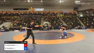 57 Kg Round Of 16 - Gregory Diakomihalis, SPAR - TMWC Vs Michael Tortorice, Knights RTC