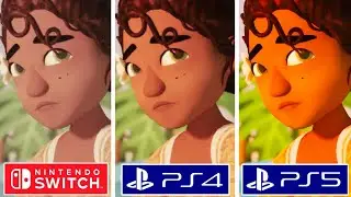 Tchia Nintendo Switch vs PS5 vs PS4 Graphics Comparison