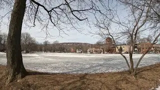 Winter Walking Tour - Westmount Park Montreal - One of the best Parks In The Ciry
