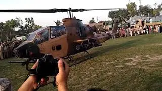 Pakistan Army Aviation  ||  Cobra Gunship Helicopter in Public  || Bell AH-1 Cobra