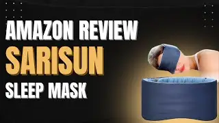 Ultra-Soft Blackout Sleep Mask Review | Side Sleeper & Travel Friendly 😴 