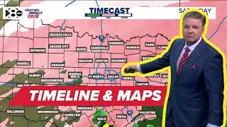 DFW winter storm timeline: What we're expecting, when and where