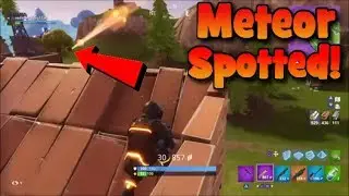 Small Meteor Hits the Map! - Fortnite Battle Royale