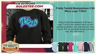 Pretty Twiztid Mostasteless 8 Bit Wavy Logo T-Shirt