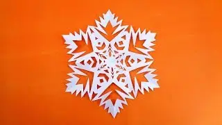 Paper snowflake tutorial | How To Make A Paper Snowflakes Step by Step | Snowflakes Ideas ❄️