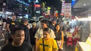 China Town Bangkok Thailand street food, shopping, Music 