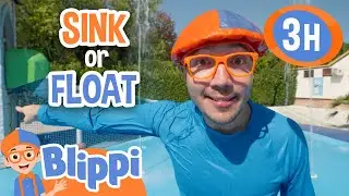 Sink or Float Challenge with Blippi + MORE Blippi Educational Videos for Kids