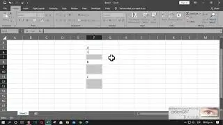 Excel fill black cells