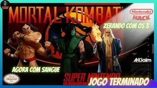 MORTAL KOMBAT CHAMPION EDITION NITRO 3 0  SNES LONGPLAY -  TUTORIAL DE FATALITIES + FULL GAMEPLAY
