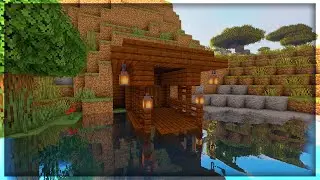 Minecraft Tutorial | How To Build a Simple Fishing shack.