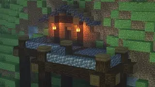 Simple Starter Mountain House Tutorial | Minecraft |