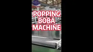 Full automatic high yield 200-300kg/h popping boba bursting boba pearls machine production line