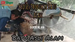 Cara Memproduksi Batu Alam Asli Menjadi Batu Asah dan Berbagai Jenis Batu Olahan. ‼️