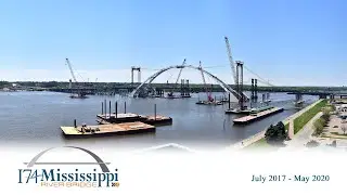 I-74 Bridge 4K Construction Time-Lapse