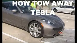 TOW AWAY  A CAR /TESLA, FISKER/ NO KEYS, BLOCKED GEAR