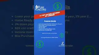 Lender paid buydown starts today! #purefunding #pureprocess