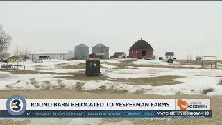 Large red barn makes three-mile move in Grant Co.