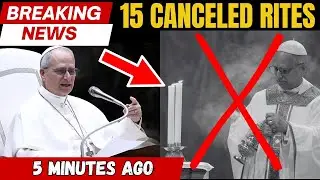 🚨URGENT🚨 Pope Leo 14 SHAKES the world and ELIMINATES 15 historic traditions of the Catholic Church