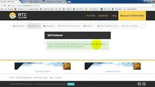 How to Withdraw Money From BTC Clicks Live Payment Proof step by step
