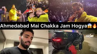 Ahmedabad Mai Chakka Jam Hogya 😭😰 Bheed Mai Fas Gye 😱
