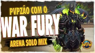 GUERREIRO F&Uacute;RIA &Eacute; INSANO! | INICIEI NO PVP - ARENA SOLO MIX | WOW TWW