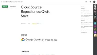 Cloud Source Repositories Qwik Start GSP121