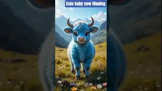 Desi Cow Sound 🐄 | Baby Calf Mooing 🐮 | Real Cow Voice | Animal Sounds for Kids #shorts #cow