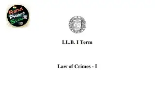 DU LLB First semester syllabus Course LAW OF CRIME 1 LB104 Case material Explanation#du #llb