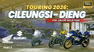 MENGAWALI TAHUN 2026: Touring Lintas Selatan GSX R150 vs SATRIA FU FI vs CB150R