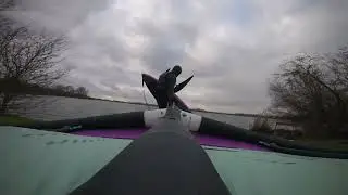 Wingfoil Winter-Lightwind-Session | with Duotone Downwinder SLS 6.10