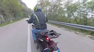 #insta 360 X4, #yamaha tracer 9 GT plus, Bocca di Valle e Pretoro (CH)