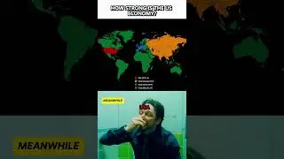 How Big is the United States Economy 💸🏦 #map #usa #countries #youtubeshorts
