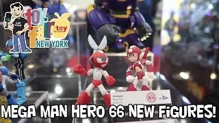Mega Man Hero 66 New Action Figures on Display at New York Toy Fair 2018