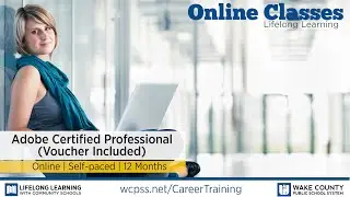 WCPSS Career Training Certificates - Adobe Certified Professional