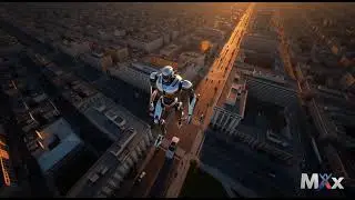 AERIAL MEGACITY DAWN HOPEFUL CINEMATIC #transformation #transforming #robottransformation #toyrobot