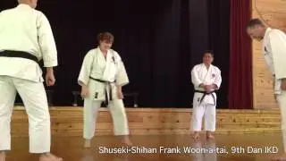 IKD One-step Enbu Kumite 4th kyu From Free Stance | Shuseki Shihan Frank Woon-a-tai 9th Dan IKD