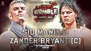 Zander Bryant (C) vs Sid Manelli (Rumble Wrestling Championship)