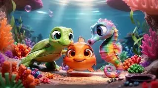 Underwater Counting Song 🐠 | Learn Numbers 1&ndash;10 with Ocean Animals | Nursery Rhyme | @Poemsinbloom 