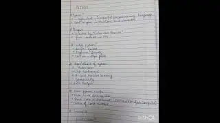 Python fundamentals explained through clean handwritten notes.#Python#PythonProgramming